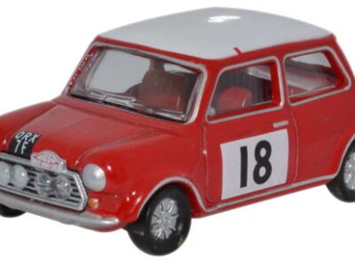 Oxford Diecast 76MCS001 Mini Cooper MkII Car - 1968 Monte Carlo Rally