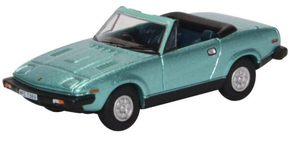 Oxford Diecast 76TR7002 Triumph TR7 Convertible - Persian Aqua Metallic