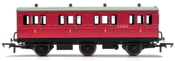 Hornby R40123 BR, 6 Wheel Coach, 1st Class, Fitted Maglights lighting, E41373