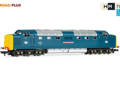Hornby R30049TXS RailRoad Plus BR Blue, Class 55, Deltic Locomotive