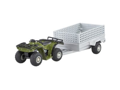 Britains 43358 ATV Quad Bike and Trailer Set