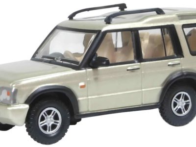 Oxford Diecast 76LRD2002 Land Rover Discovery 2 White Gold 1/76 scale