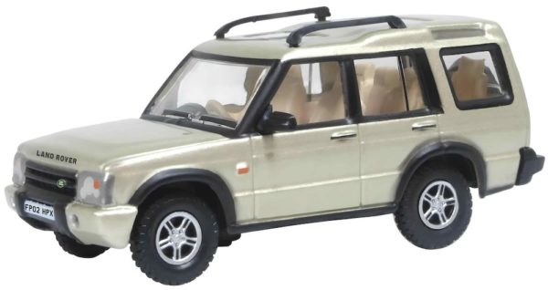 Oxford Diecast 76LRD2002 Land Rover Discovery 2 White Gold 1/76 scale