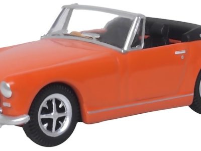 Oxford Diecast 76MGM001 MG Midget MkIII Blaze Orange 1/76 scale