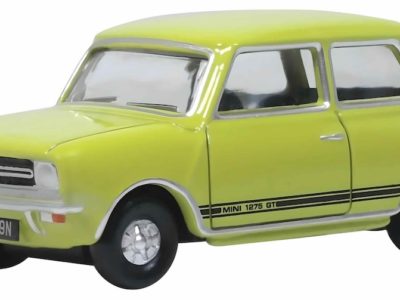 Oxford Diecast 76MINGT007 Classic Mini 1275 GT Car Citron 1/76 scale