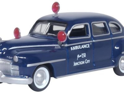 Oxford Diecast 87DS46005 Desoto Suburban Car 1946/48 Junction City Ambulance 1/87 scale