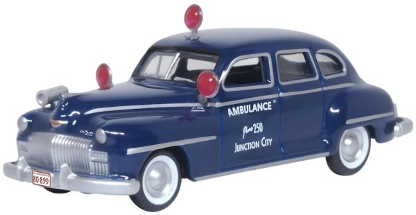 Oxford Diecast 87DS46005 Desoto Suburban Car 1946/48 Junction City Ambulance 1/87 scale