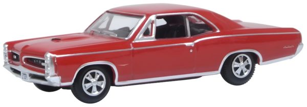 Oxford Diecast 87PG66002 Pontic GTO 1966 Car Montero Red 1/87 scale