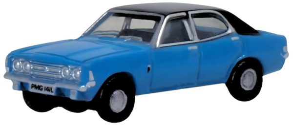 Oxford Diecast NCOR3005 Cortina MKIII Car Electric Monza Blue N scale