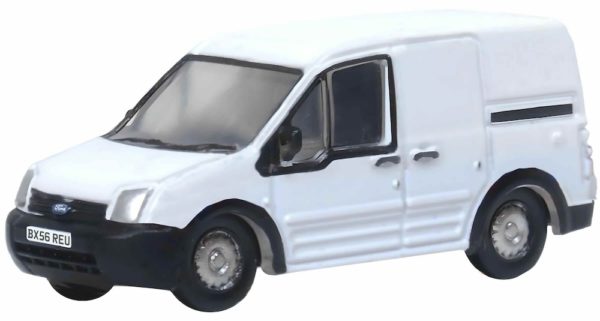 Oxford Diecast NFTC005 Ford Transit Connect Van Frozen White N scale