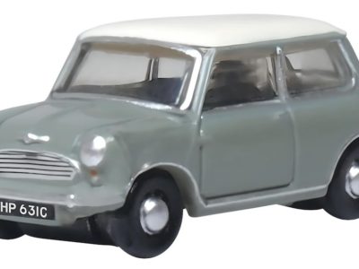 Oxford Diecast NMN009 Classic Mini Tweed Grey/OEW N scale