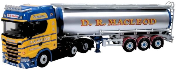 Oxford Diecast 76SNG003 Scania New Generation S Cylindrical Tanker - D R MacLeod 1/76 scale