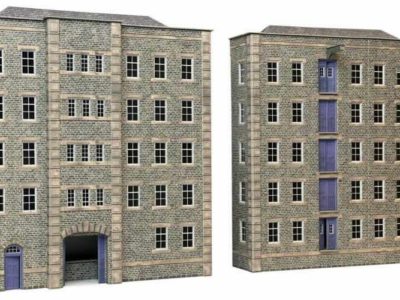 Metcalfe PO290 Grimy Old Mill Kit OO/HO scale