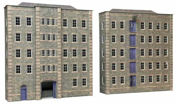 Metcalfe PO290 Grimy Old Mill Kit OO/HO scale