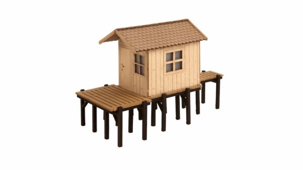 Noch 14262 Fisherman's Hut HO scale 8.0 cm x 3.7 cm x 5.4 cm high Laser cut