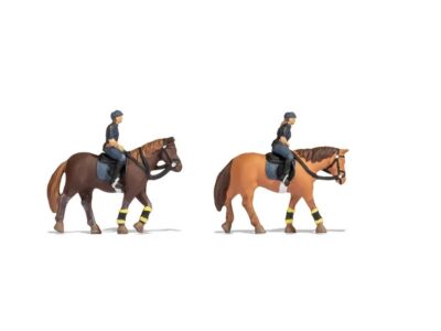 Noch 15078 Mounted Police Figure Set HO Scale