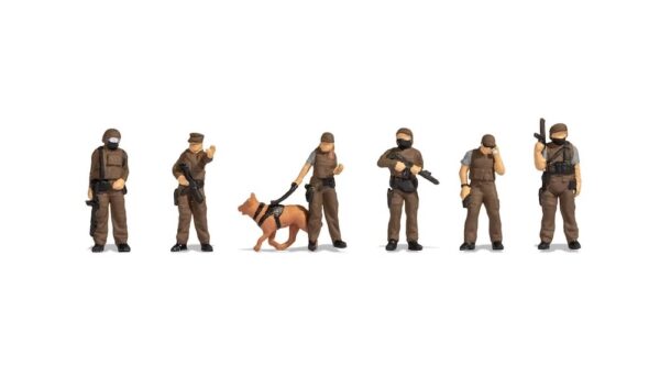 Noch 15079 Special Task Force Figure Set HO Scale