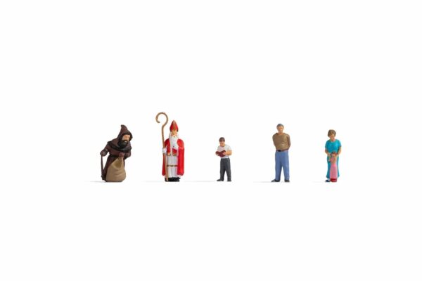 Noch 15923 St Nicholas' Evening Figure Set HO Scale