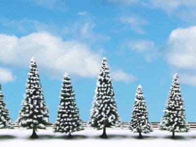 Noch 25087 Snowy Fir Trees HO, OO, TT N & Z Scale