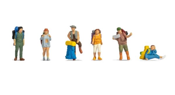 Noch 36247 Backpackers and Hitchhikers Figure Set N Scale