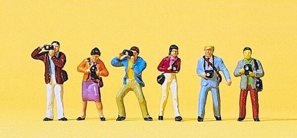 Preiser 10089 Photographers Figure Set HO Scale