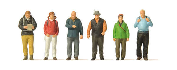 Preiser 10699 Hikers Figure Set HO Scale