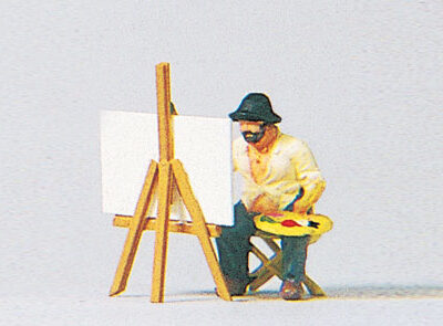 Preiser 28050 Landscape Painter Figure HO Scale