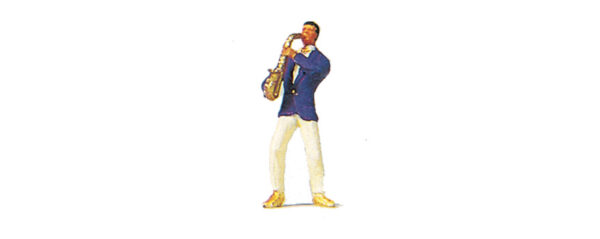 Preiser 29053 Saxophone Musician Figure HO Scale