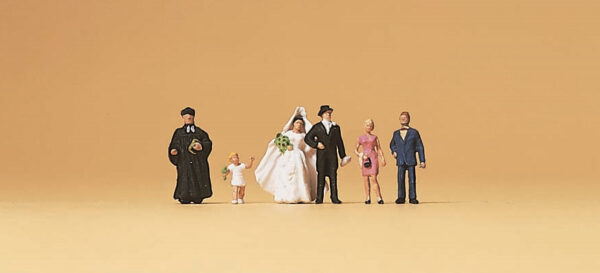 Preiser 79057 Wedding group Protestant Figure set N Scale