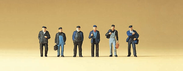 Preiser 79110 Industrial workers and dockers Figure set N Scale